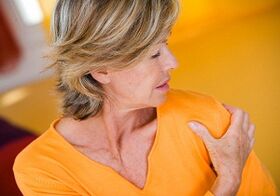 shoulder pain with joint disease
